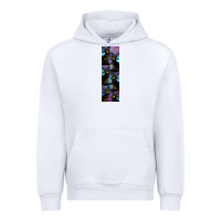 White Black Cat Halloween Urban Hoodie - LillyAllenDesigns