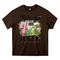 Chocolate Brown midnight toker Heavy Core Tee - MaliasSmallBusiness
