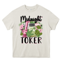 Cream midnight toker Heavy Core Tee - MaliasSmallBusiness