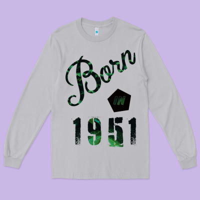 Born In 1951 Long Sleeve Tee Designed By Bettercallsaul