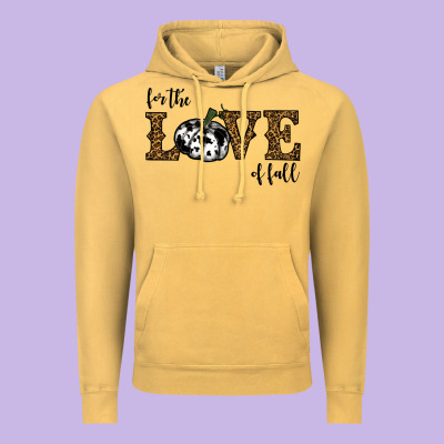 For The Love Of Fall Vintage Hoodie Designed By Ranaportraitstore