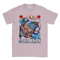 Lilac reel cool papa american flag bass fishing Classic Tee - LillyAllenDesigns