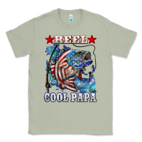 Matcha reel cool papa american flag bass fishing Classic Tee - LillyAllenDesigns