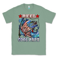 Sage reel cool papa american flag bass fishing Classic Tee - LillyAllenDesigns
