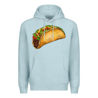 Blue Mist Taco Premium Hoodie - FaDigitalArtStudio