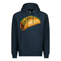 Navy Taco Premium Hoodie - FaDigitalArtStudio