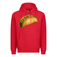 Red Taco Premium Hoodie - FaDigitalArtStudio