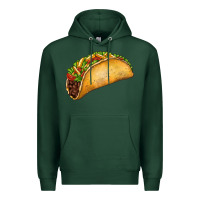 Sports Green Taco Premium Hoodie - FaDigitalArtStudio