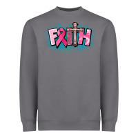 Storm Cancer Faith Cross Heavyweight Sweatshirt - HowdyJamesFarm