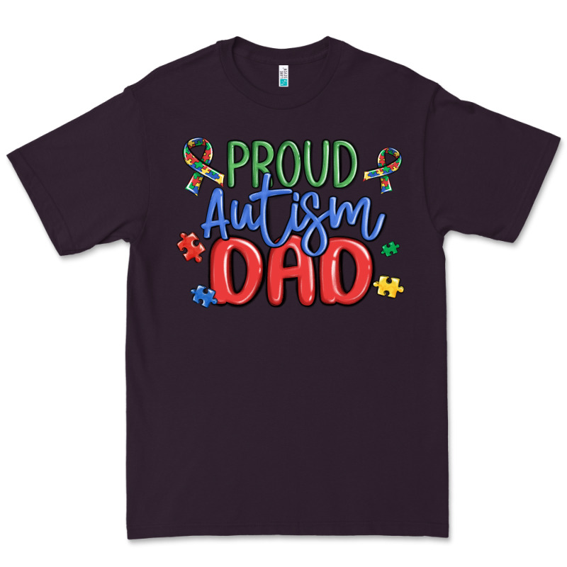 Proud Autism Dad Premium Tee by MaliasSmallBusiness | Teevron