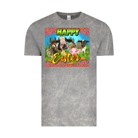 Cloud Rock Happy Easter Farm Animals 20oz skinny Vintage Tee - LillyAllenDesigns