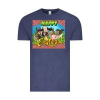 Vintage Denim Happy Easter Farm Animals 20oz skinny Vintage Tee - LillyAllenDesigns