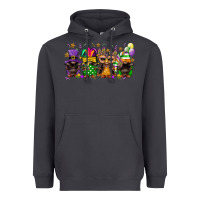 Smoke mardi gras afro gnomies Heavyweight Hoodie - FaDigitalArtStudio