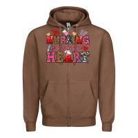 Chestnut nursing is a work of heart Zipper Hoodie - OliviaCreatesArt