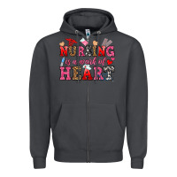Smoke nursing is a work of heart Zipper Hoodie - OliviaCreatesArt