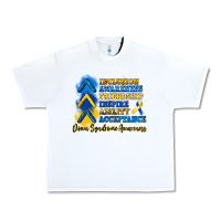 White down syndrome awareness Urban Heavy Tee - Artiststas