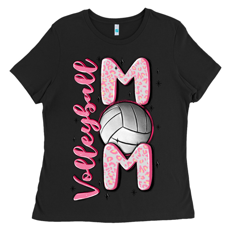 Volleyball Mom Ladies Tee by MaliasSmallBusiness | Teevron