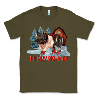 Army Green merry pigmas Classic Tee - LillyAllenDesigns