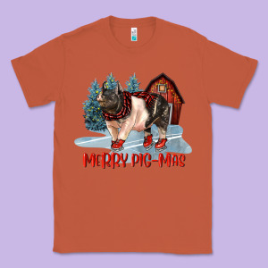 Merry Pigmas Classic Tee Designed By Lillyallendesigns