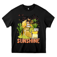 Black tequila lime sunshine Heavy Core Tee - MaliasSmallBusiness