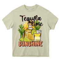 Mossy tequila lime sunshine Heavy Core Tee - MaliasSmallBusiness