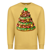 Antique Gold chocolate christmas cookie cake Premium Sweatshirt - FaDigitalArtStudio