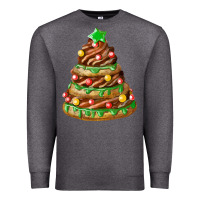 Charcoal Heather chocolate christmas cookie cake Premium Sweatshirt - FaDigitalArtStudio
