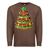 Chestnut chocolate christmas cookie cake Premium Sweatshirt - FaDigitalArtStudio