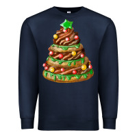 Navy chocolate christmas cookie cake Premium Sweatshirt - FaDigitalArtStudio