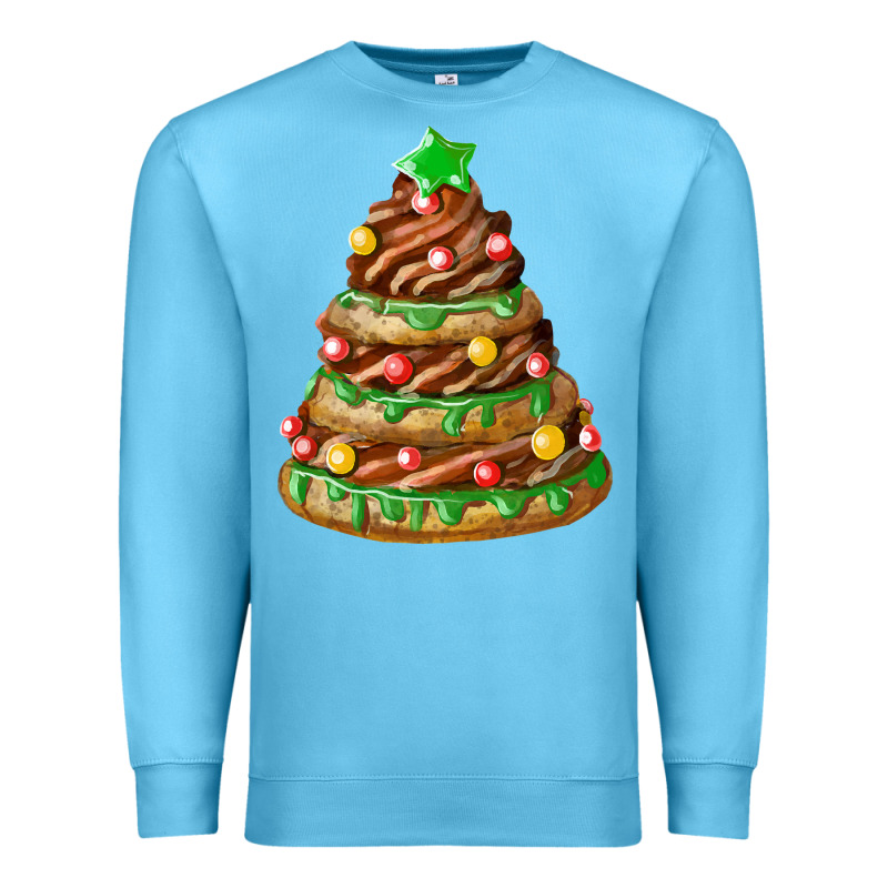 Chocolate Christmas Cookie Cake Premium Sweatshirt by FaDigitalArtStudio | Teevron