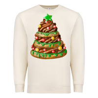 Sandshell chocolate christmas cookie cake Premium Sweatshirt - FaDigitalArtStudio