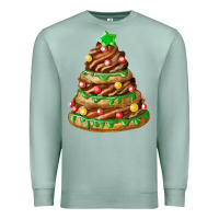 Seafoam chocolate christmas cookie cake Premium Sweatshirt - FaDigitalArtStudio