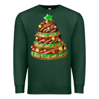 Sports Green chocolate christmas cookie cake Premium Sweatshirt - FaDigitalArtStudio