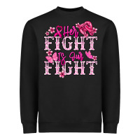 Black Her fight is our fight Cancer Awareness Heavyweight Sweatshirt - HowdyJamesFarm