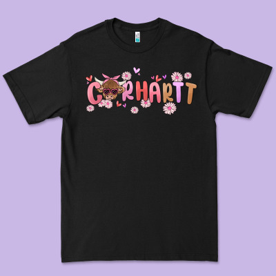 Carhartt Cow Valentines Day Premium Tee Designed By Maliassmallbusiness