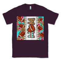 Plum american football mom Classic Tee - LillyAllenDesigns