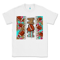 White american football mom Classic Tee - LillyAllenDesigns