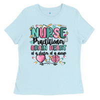 Baby Blue nurse practitioner Ladies Tee - MaliasSmallBusiness