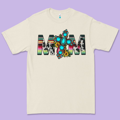 Mom Cross Premium Tee Designed By Jahusdesignshop