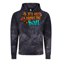 Cloud Black It's All About The Ball Vintage Hoodie - LillyAllenDesigns
