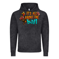 Vintage Black It's All About The Ball Vintage Hoodie - LillyAllenDesigns