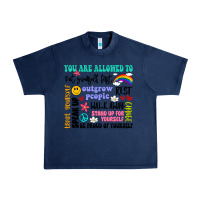 Navy you are allowed to Urban Heavy Tee - Artiststas