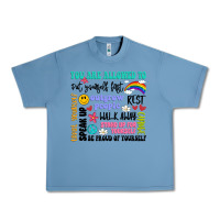 Pebble Blue you are allowed to Urban Heavy Tee - Artiststas
