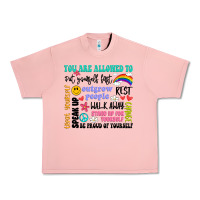 Salmon you are allowed to Urban Heavy Tee - Artiststas