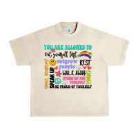 Sandshell you are allowed to Urban Heavy Tee - Artiststas