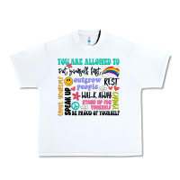 White you are allowed to Urban Heavy Tee - Artiststas