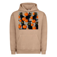 Pigment Burro black cat with pumpkins tumbler Urban Hoodie - LillyAllenDesigns
