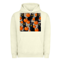 Pigment Pistachio black cat with pumpkins tumbler Urban Hoodie - LillyAllenDesigns