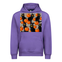 Tulip black cat with pumpkins tumbler Urban Hoodie - LillyAllenDesigns
