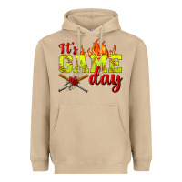 Mushroom It's Game Day Softball Heavyweight Hoodie - BundleAndBundleShop